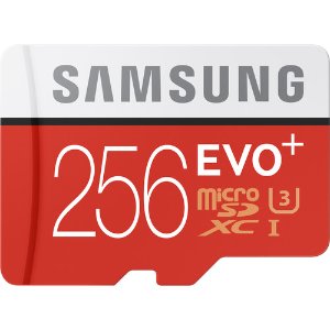 Samsung 256GB EVO+ microSDXC Memory Card with SD Adapter