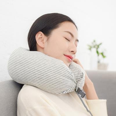 Japanese multi-function neck pillow double buckle