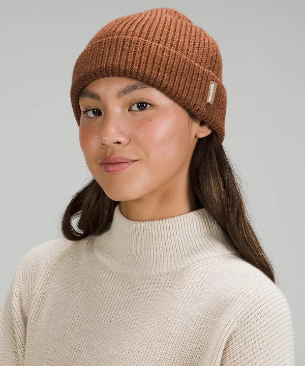 Close-Fit 羊毛针织帽