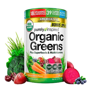 Purely Inspired Organic Greens, USDA Organic @ Amazon