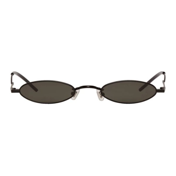 SSENSE Exclusive Black Vector Sunglasses