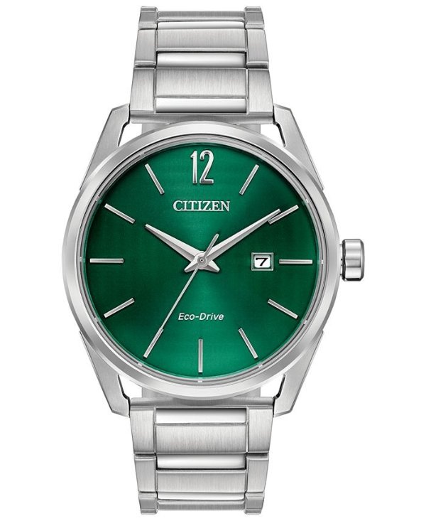 Drive From Citizen Eco-Drive Men's CTO Stainless Steel Bracelet Watch 42mm