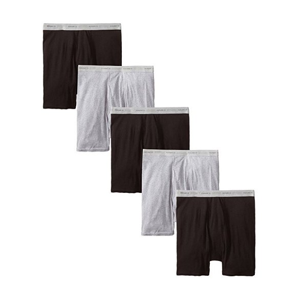 Hanes Men's Red Label of Boxer Briefs Available in 5 Pack