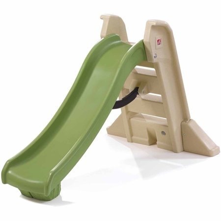 Naturally Playful Big Folding Slide, Green and Tan