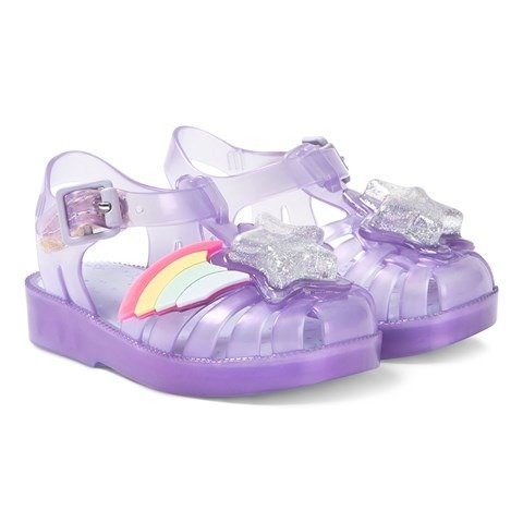 Lilac Rainbow Sprite Jelly Sandals | AlexandAlexa