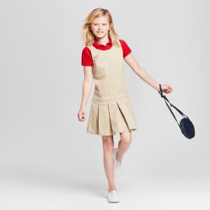 Kids Short Sleeve Pique Uniform Polo Shirt @ Target