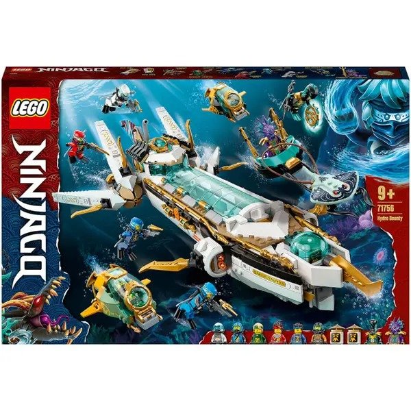 NINJAGO: Hydro Bounty Submarine Toy Building Set (71756)
