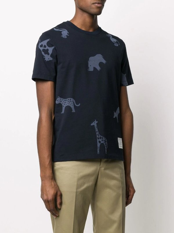 animal print T-shirt