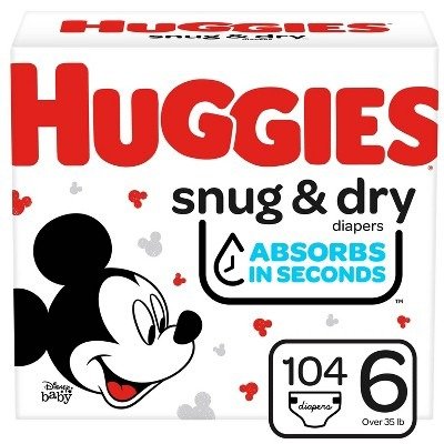 Snug & Dry Baby Disposable Diapers – (Select Size and Count)