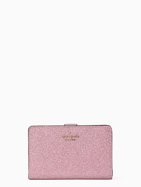 lola glitter boxed medium compact wallet