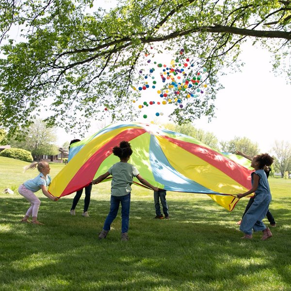 Up We Go! Giant Parachute and Ball Combo Pack - Best for Ages 3 to 6