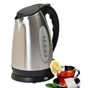 Elite Platinum EKT-7050 Maxi-Matic 10 Cup Cordless Water Kettle, Stainless Steel