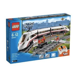 嘟嘟嘟，小火车跑起来！LEGO乐高 城市系列 动车组 60051 带轨道和动力套件