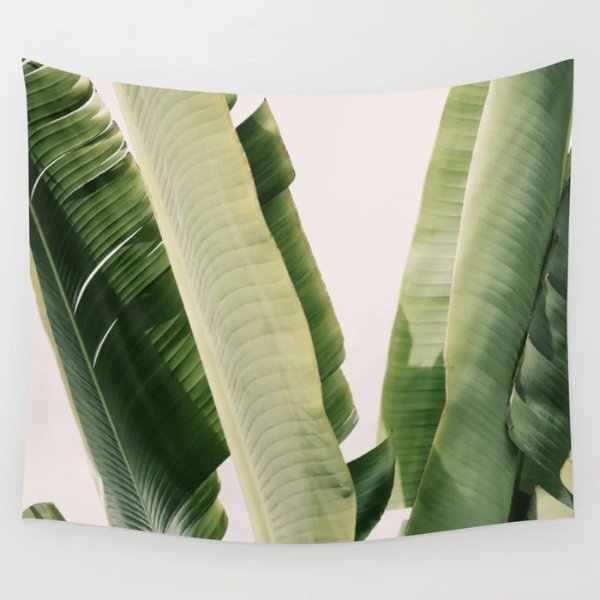 Banana Leaf #1 Wall Tapestry by aliciabock