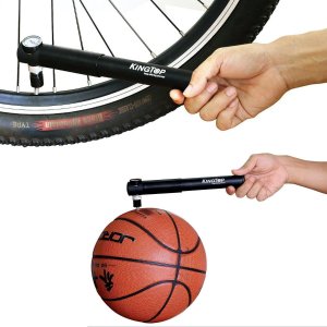 Kingtop 便携式自行车车轮，篮球等充气工具