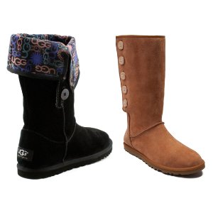 Womens UGG® Lo Pro Boot, Black or Chestnut