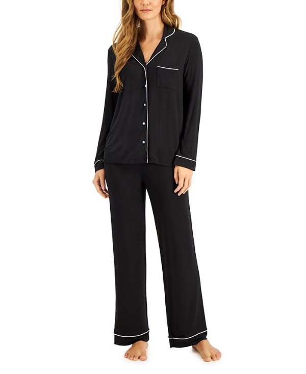 Notch Collar Pajama Set, Created for Macy's