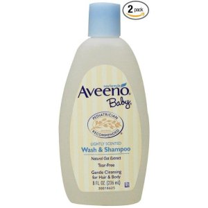 Aveeno Baby 婴儿洗发沐浴液--清香型 8盎司 (2个)