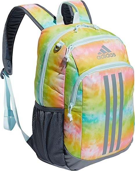Back to School BTS Creator Backpack, Stone Wash Rainbow/Grey/Almost Blue, One Size