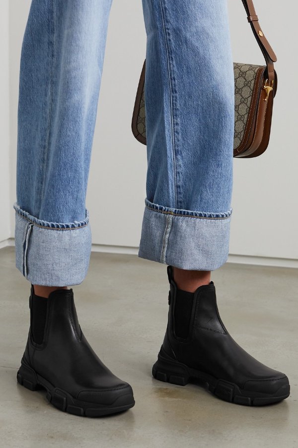 Leon leather Chelsea boots