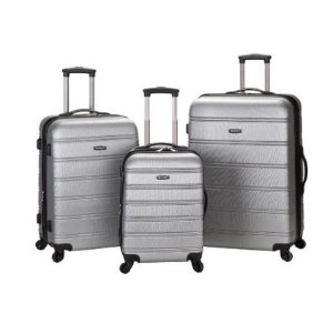 Amazon精选Rockland 万向轮大中小行李箱3件套