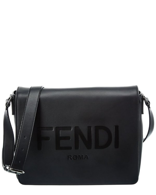 Roma Leather Messenger Bag