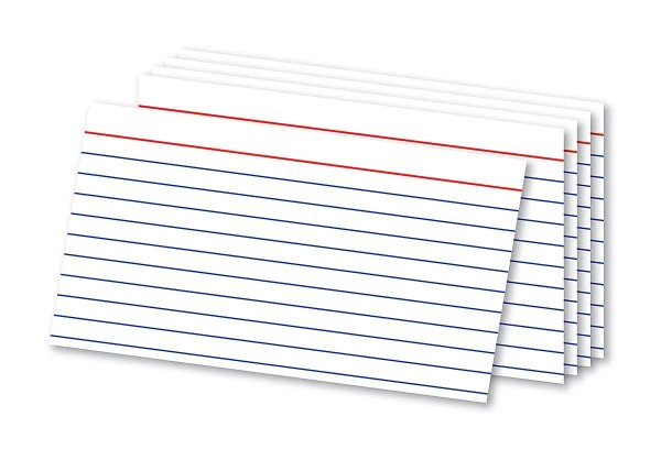 ® Brand Ruled Index Cards, 3" x 5", White, Pack Of 300
