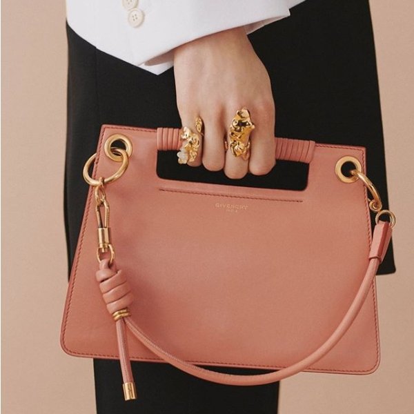 - Small Whip Leather Top Handle Bag