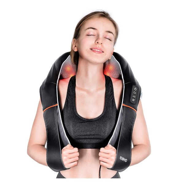 Shiatsu Neck and Shoulder Back Massager with Heat