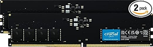 64GB (2x32GB) DDR5 4800MHz CL40 DIMM