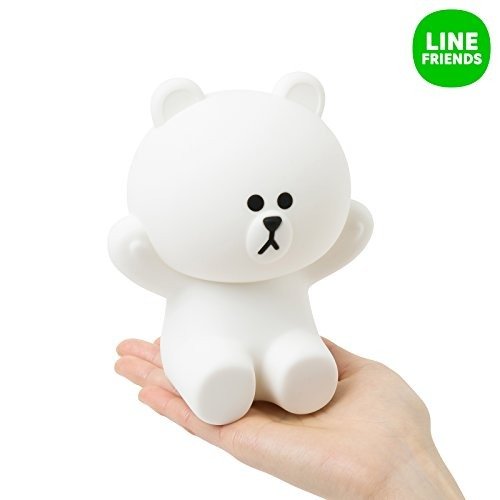 LED Touch Lamp - Hug Me Brown Character LED Lamp with Brightness Control