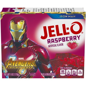 Jell-O Raspberry Gelatin Mix (6 oz Box)