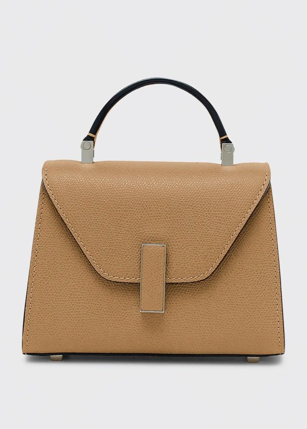 Iside XS Leather Top-Handle Bag