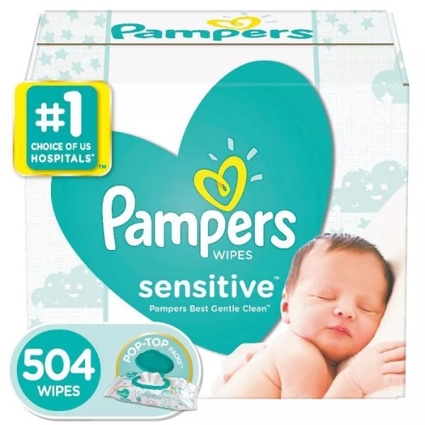 Baby Wipes Sensitive FTMT 1 - 9x504ct