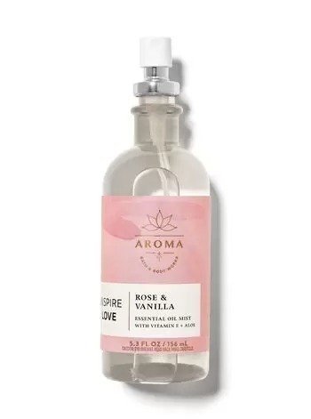 Aroma Rose Vanilla Essential Oil Mist