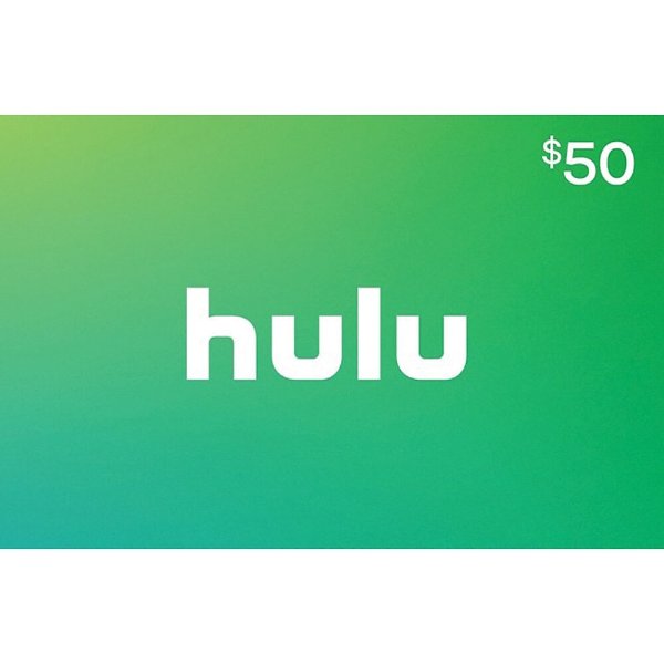 Hulu $50 电子礼卡