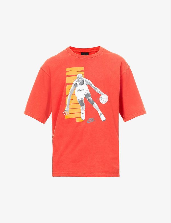 Jordan Crossover graphic-print cotton-jersey T-shirt