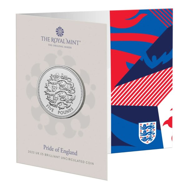 英格兰骄傲 2023 UK £5 纪念币