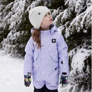 Burton 儿童专业滑雪服、滑雪装备促销 一流的保暖防水防风