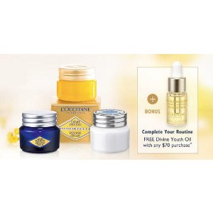 with Any $50 Purchase @ L'Occitane