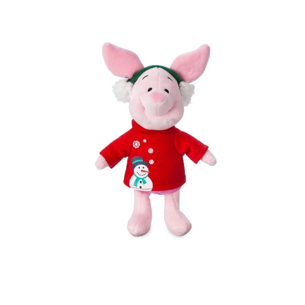 Piglet Holiday Plush - Mini Bean Bag - 8'' | shopDisney