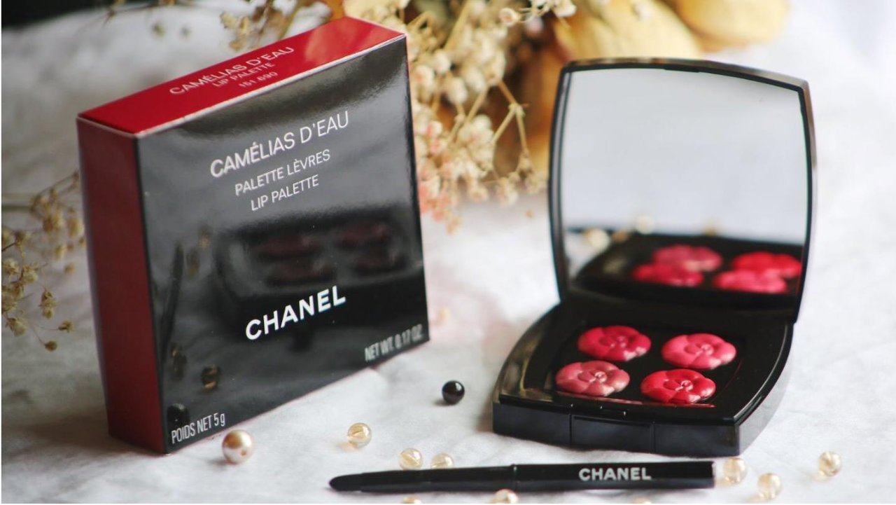 Chanel四色口红盘——绽放在唇上的山茶花