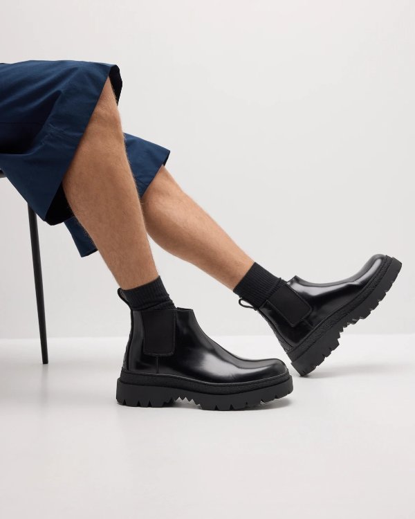 Men's Highway Calf Leather Chelsea Boots