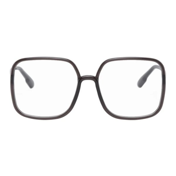 Dior - Grey Oversized SOSTELLAIRE01 Glasses