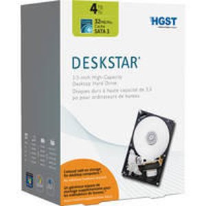 HGST 4TB Deskstar Coolspin 3.5" SATA III 内置硬盘