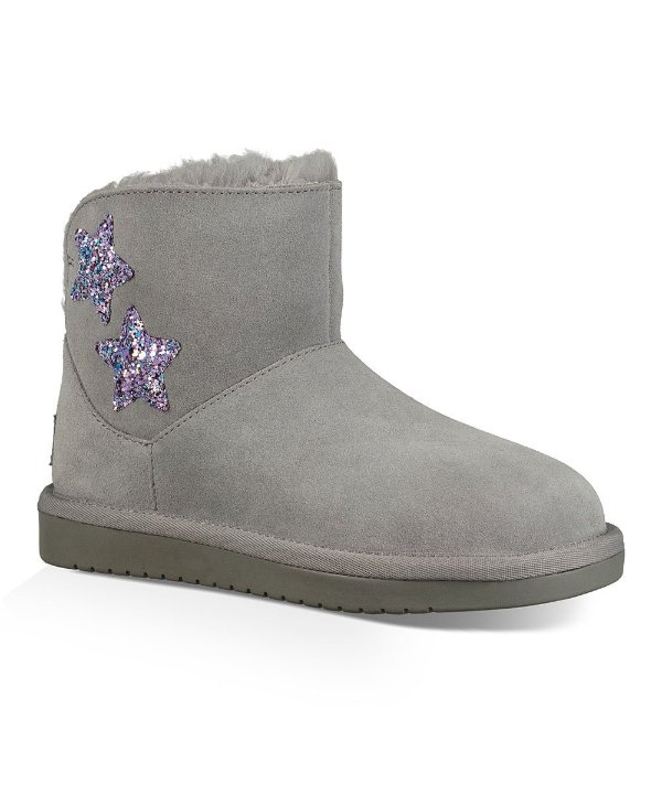 Wild Dove Koola Star Mini Glitter Suede Boot - Girls