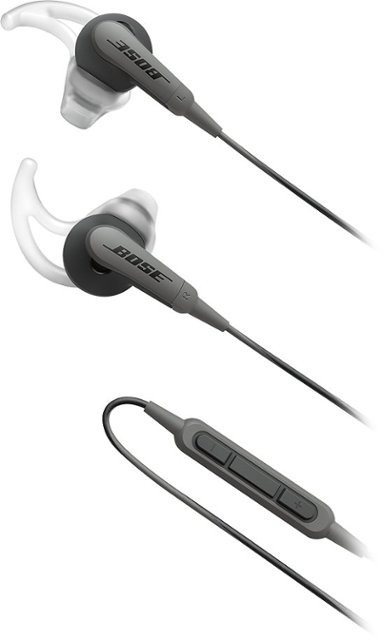 Bose SoundSport Wired In-Ear Headphones (iOS) - Charcoal