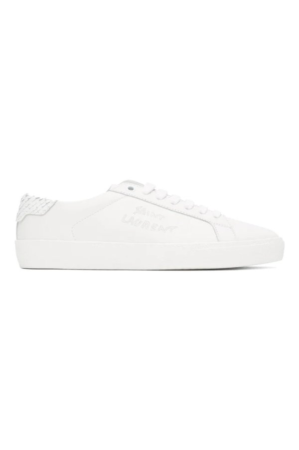 White Python Court Classic Sneakers