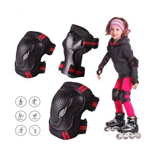 史低价：Lusper 儿童安全护具6件套，包括护肘、护膝、护腕