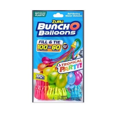 Tropical Party Rapid-Filling Self-Sealing Water Balloons by ZURU